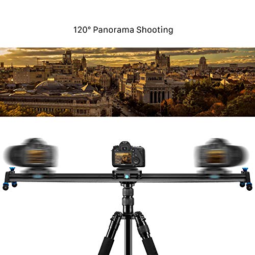 Image of GVM Motorized Camera Slider Aluminum Alloy Slider Time Lapse Video Shot Camera Dolly Slider with Controller for DSLR Camera DV Video Camcorder Film Photography, Load up to 44 lbs