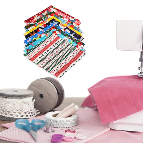 Tissu couture coloré et doux en coton respirant spécial Noël