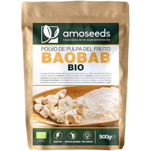 Baobab en polvo BIO 500g | Energía, Articulaciones | Primera Calidad