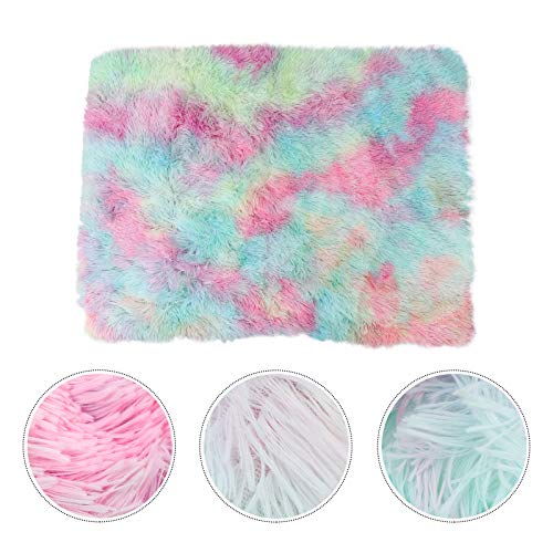 TEHAUX Tapete de almofada de dupla camada para cães e pelúcia quente de pelúcia macia para gatos e c