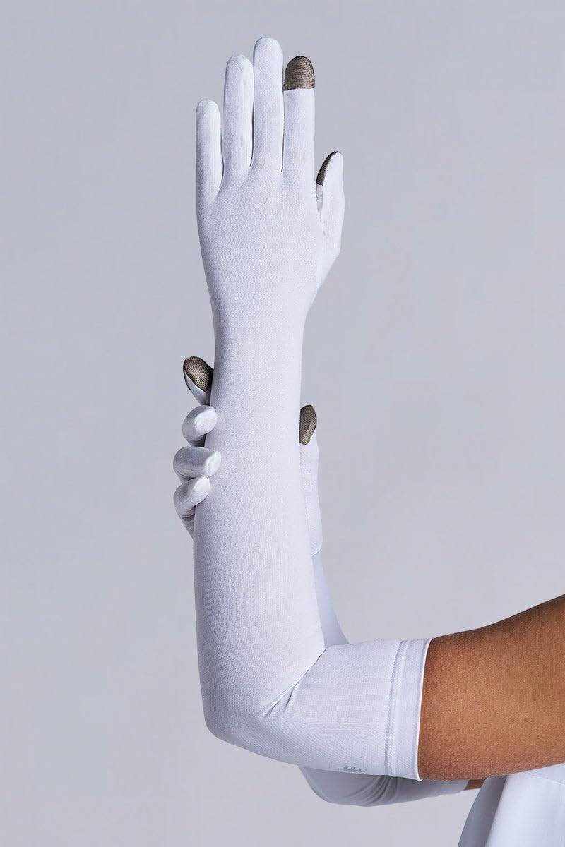 Coolibar Long Full Finger UV Sun Gloves - UPF 50+ Sun Protection - Culebra