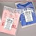 None Brand 50 T-Shirt Washing Instructions Cards, Shirt Care Instruction Cards, Care Instructions Insert for Small Business Packaging, Customer Directions Cards, Small Online Shop Package Insert