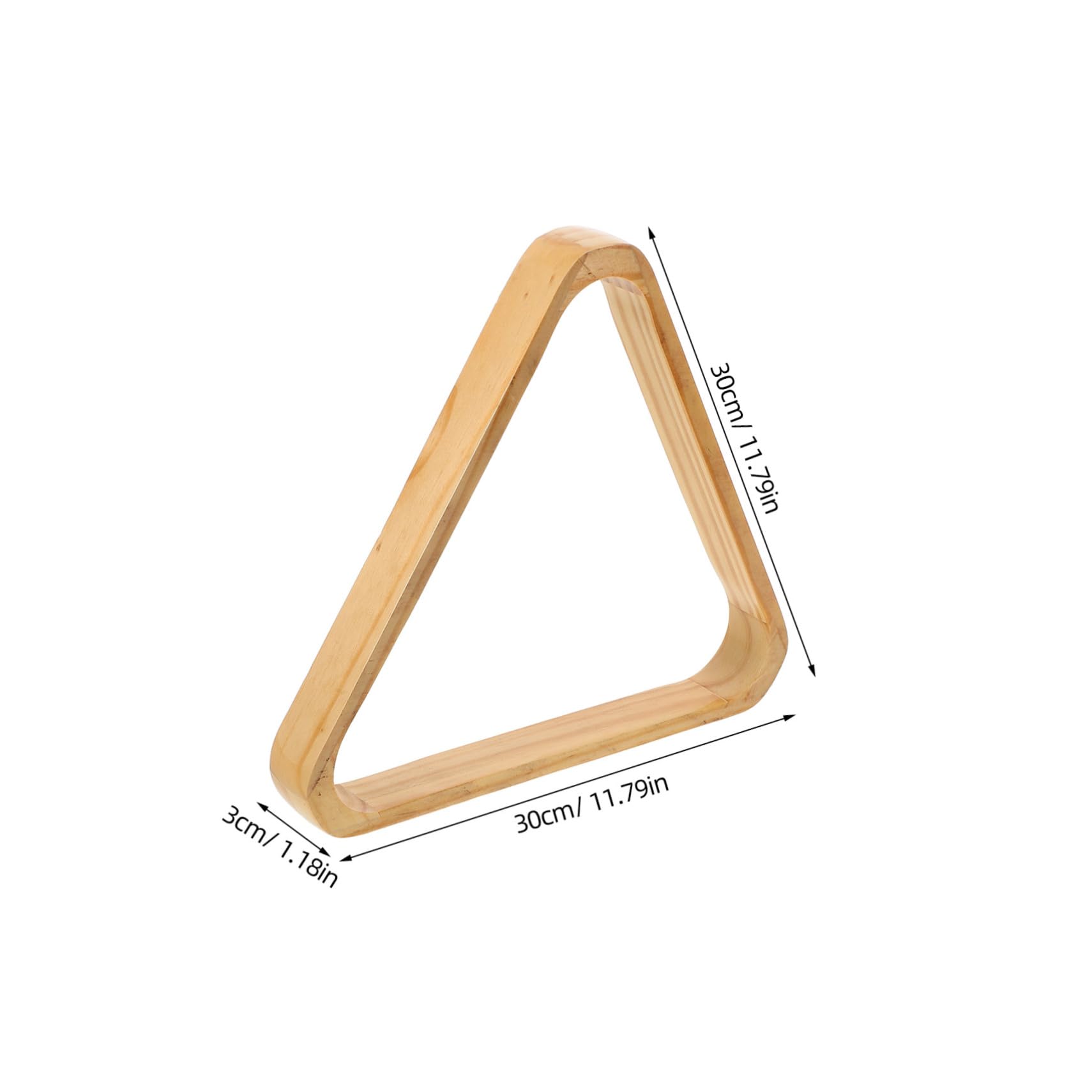 GALPADA Elegant Billiard Ball Triangle Rack for Pool Nine Ball and Snooker Plastic Billiard Storage Tray