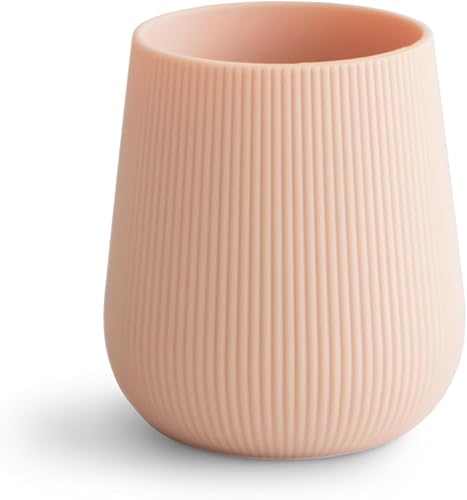 mushie Taza de entrenamiento de silicona para bebés Más de 6 meses (rubor)