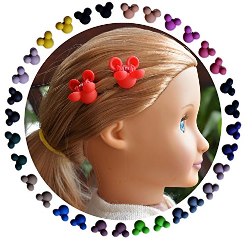 ZaoProteks ZP1102 40 Pcs Hair Claw Clip, Hair Pin, Hair Accessories for Girls Teens, Teens Kids, Toddlers Children, Girls and Women (40 Pack with Mickey)