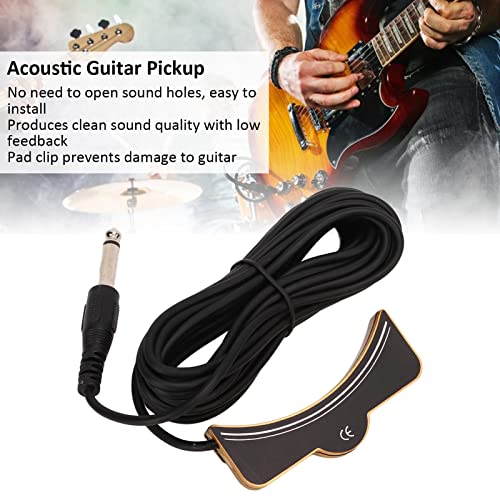 Akustikgitarren-Tonabnehmer, kompakter Schallloch-Tonabnehmer für Musikinstrumente
