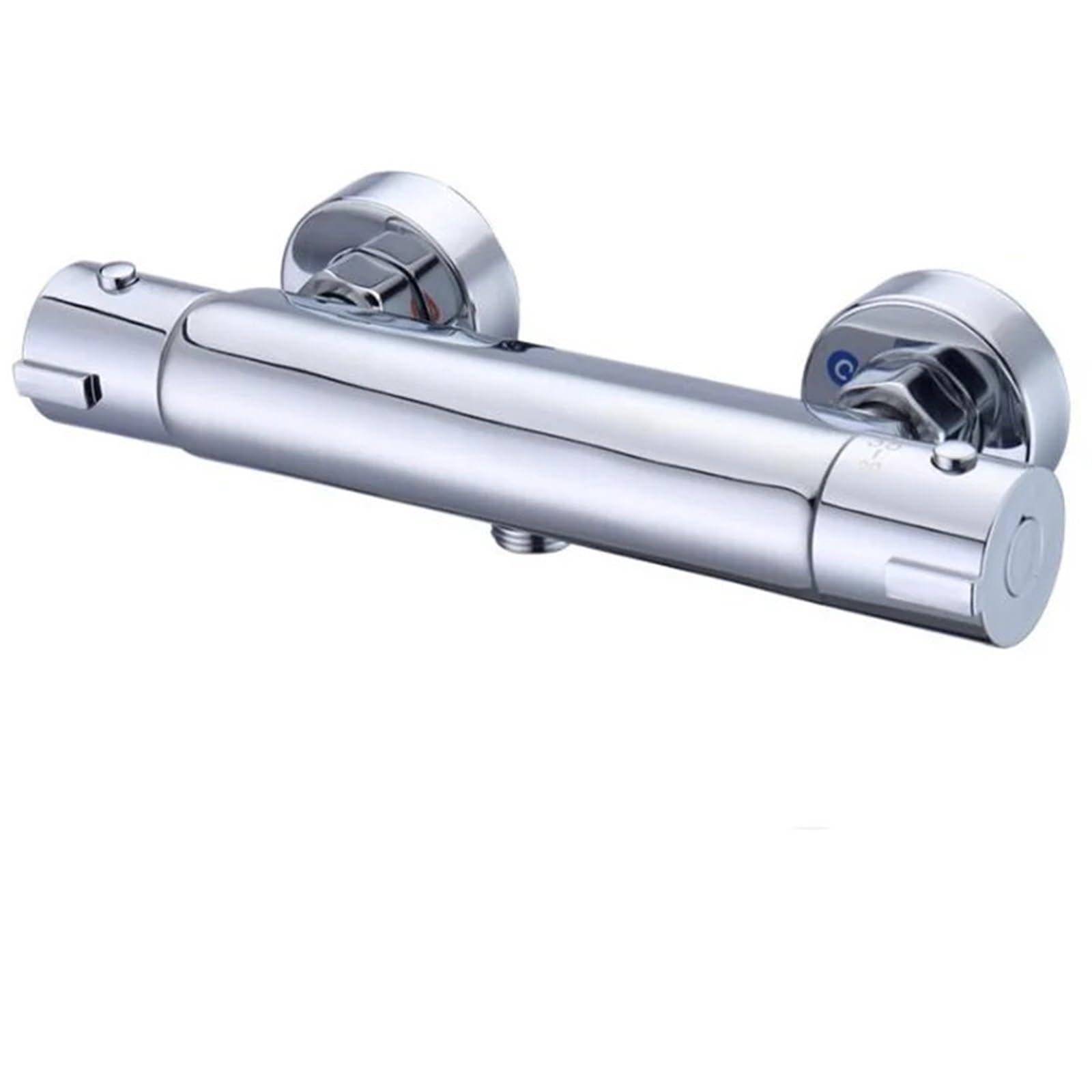 Thermostatic Shower Mixer Bathroom Thermostatic Shower Faucet Brass Chrome Mixer Value Dual Handle Temperature Control Bathtub Wall Mounted(Outlet Down)