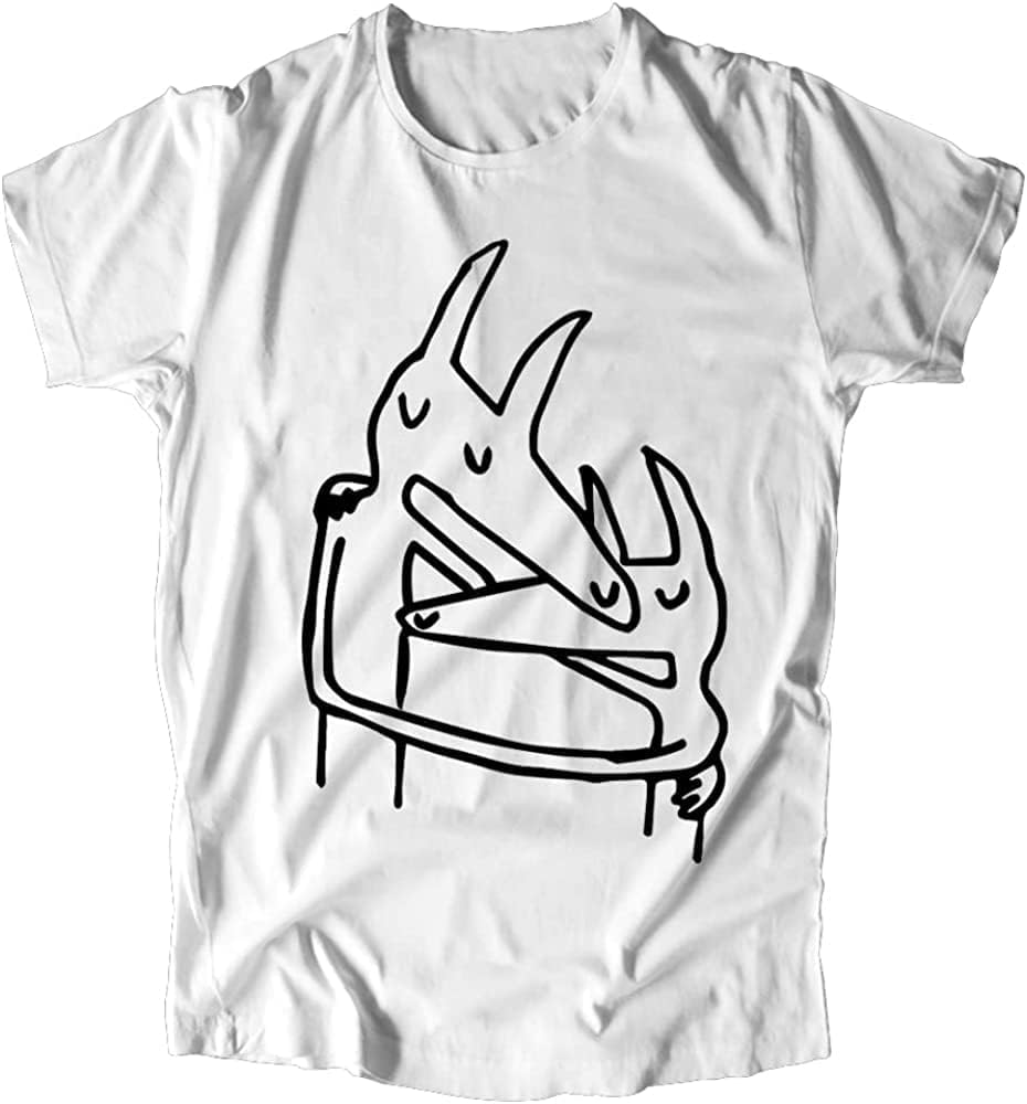 Inextone Men's S2 Funny Car Seat Headrest Merch Twin Fantasy Art T-Shirt (,S)