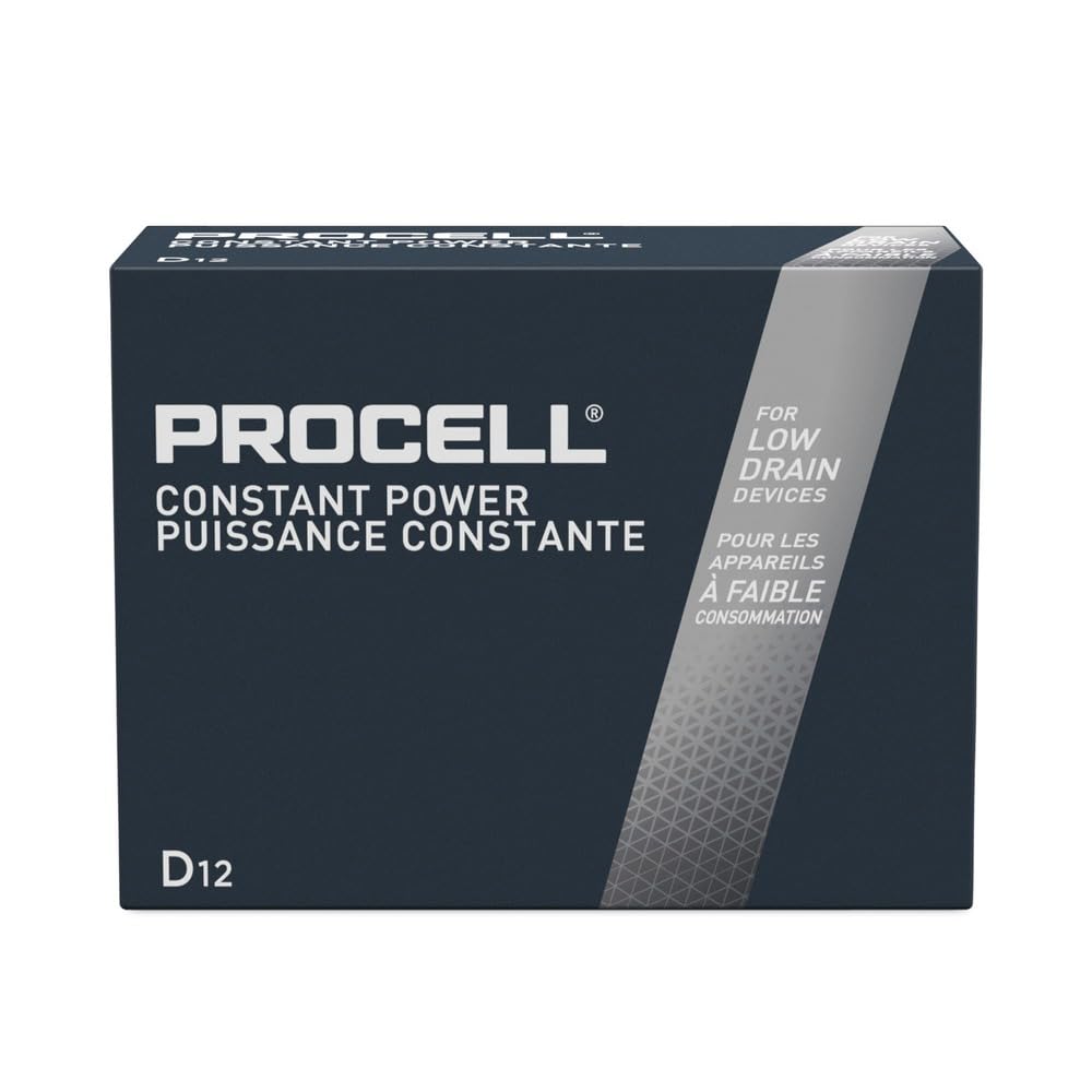 Duracell D12 Procell Professional Alkaline Battery, 12Count