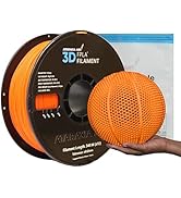 ATARAXIA ART Bouncy B-Flexible Orange PLA Filament 1.75mm, Sports Flexible 3D Printer Filament 5X...