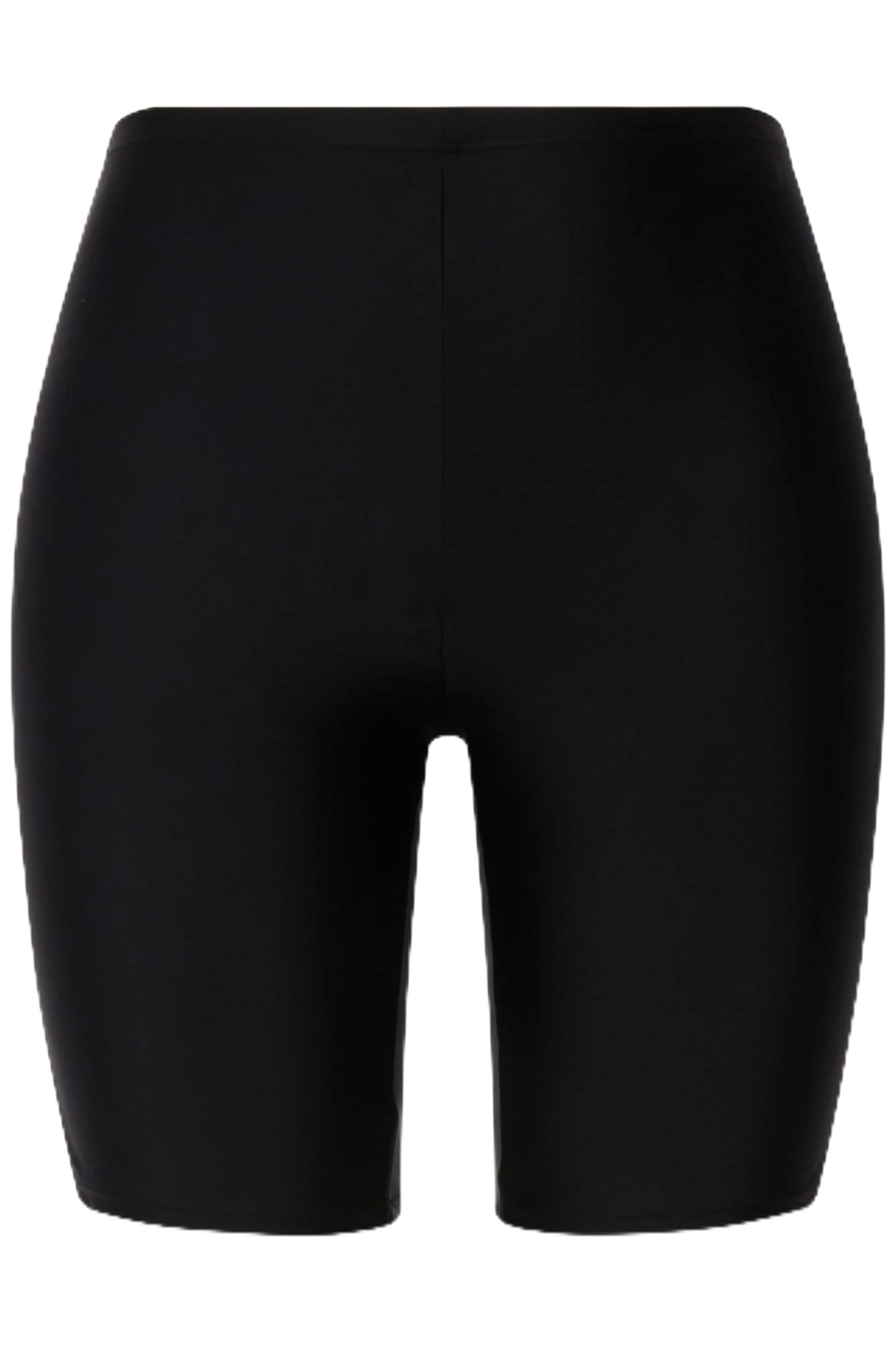 Ulla Popken Schwimmradler, Bañador para Mujer, Negro (Schwarz 10), 44
