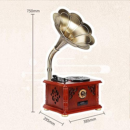 ZJDYDY Tourne-Disque Vinyle Gramophone Retro Turntable avec Haut-parleurs sans Fil Bluetooth 3,5 mm -in/Radio/USB Phonographe en Bois Vintage - Les Beatles, Paul McCartney, John Lennon, RIngo Starr, George Harrison ZJDYDY Tourne-Disque Vinyle Gramophone Retro Turntable avec Haut-parleurs sans Fil Bluetooth 3,5 mm -in/Radio/USB Phonographe en Bois Vintage – Image 8
