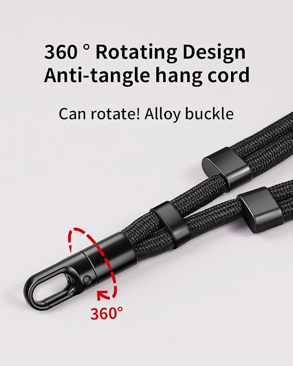 DQQCQQ Mobile Phone Lanyard with 2 pcs Phone Tabs, Camera Strap for Women and Men, Comfortable Durable, Anti-loss Outdoor & Travel Phone Lanyard for iPhone & Android by DQQCQQ - Used condition - Image 5