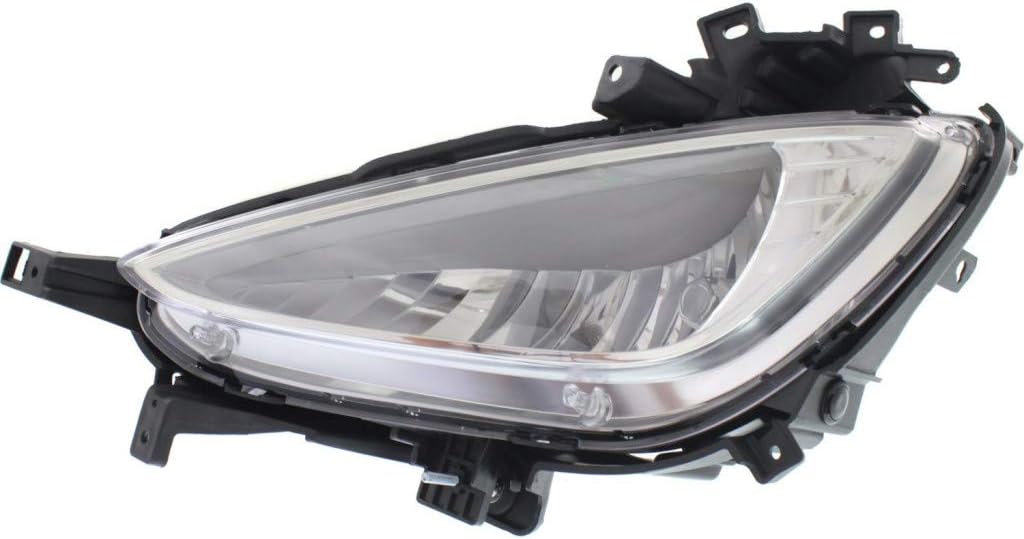 CarLights360 For 2013 2014 Hyundai Elantra Coupe Fog Light Driver and Passenger Side Pair Coupe w/Bulbs DOT Certified HY2592143, HY2593143 | 92201-3X520, 92202-3X520