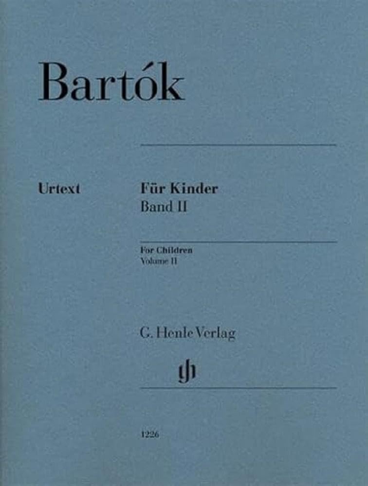 Bartók, Béla - For Children, Volume II: Unter Verwendung slowakischer Volksmelodien