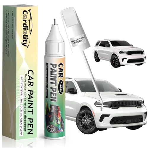 Image of White Knuckle(PW7 /GW7) Touch Up Paint Pen for Dodge,Car Paint Scratch Repair Pen Quick and Easy Fix Auto Paint Scratch