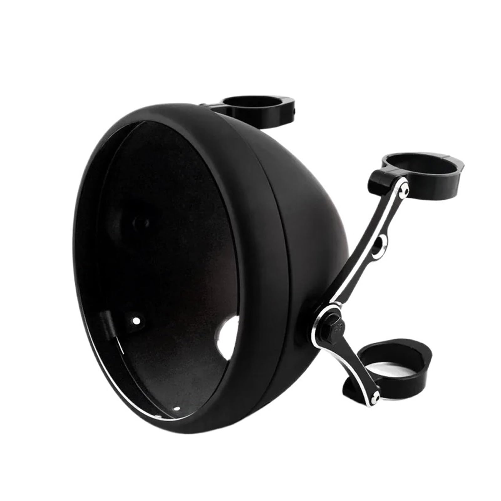 Ouqaerm 39 To 41Mm Set Motorcycle 7" Bucket Shell Headlamp Bracket Front Fork Headlight Mount Holder Clamp Tube Spotlight Headlamp Bracket(39 To 41Mm Set)
