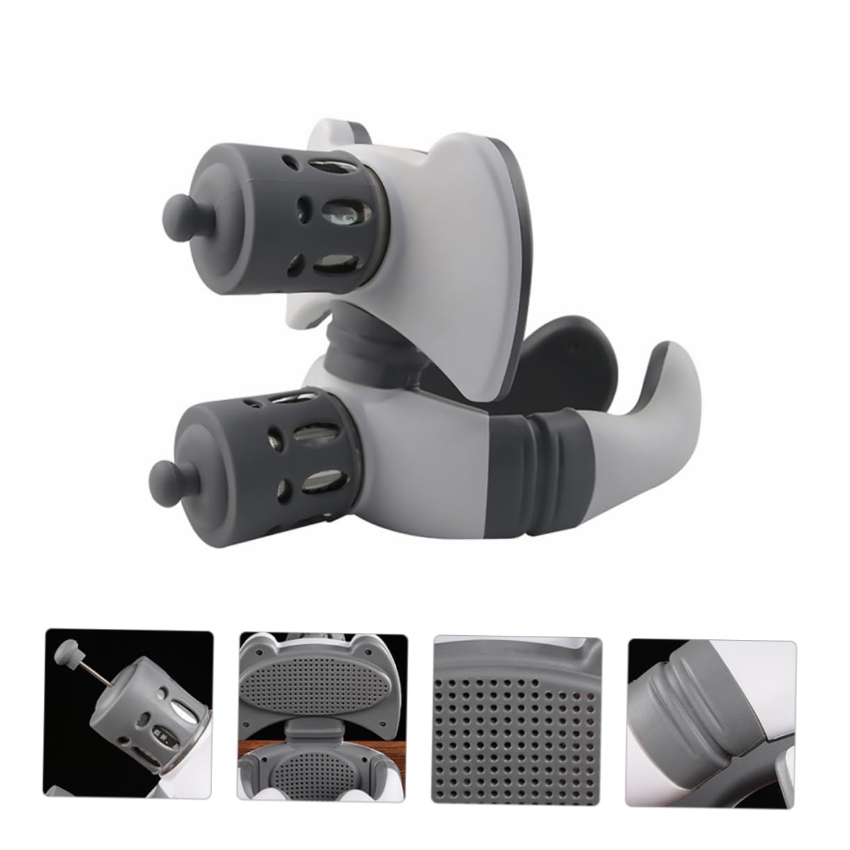 ORFOFE 1pc Neck Instrument Moxibustion Neck Neck Massager Neck Moxibustion Device Moxibustion Massager Cervical Vertebra Moxibustion Massagers for Neck Stainless Steel White