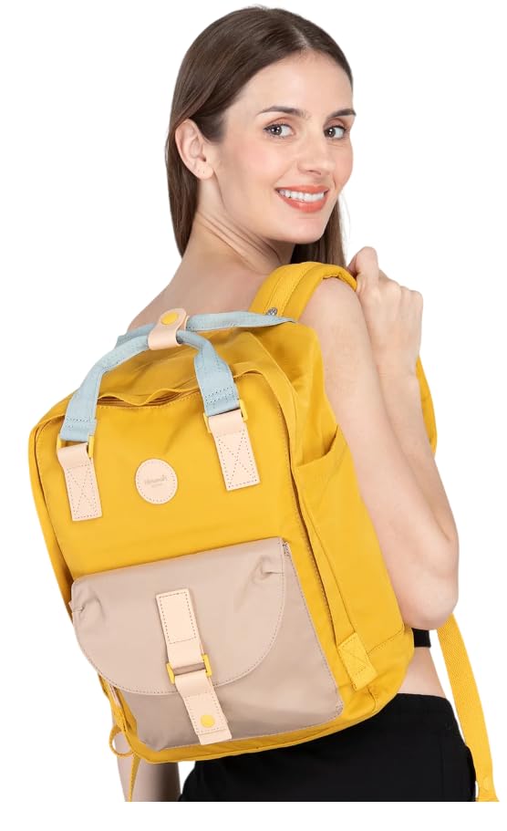 Image of MOCA Himwari Series Waterproof 13-Inch Laptop Backpack for Mens & Womens - Lightweight Multi-Pocket Travel, Work, & College School Daypack Men Women Teens