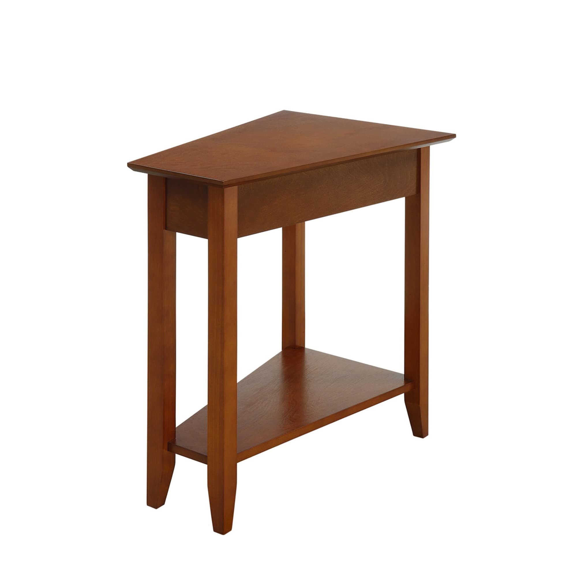 Photo 1 of (READ NOTES) Convenience Concepts American Heritage Wedge End Table, Cherry