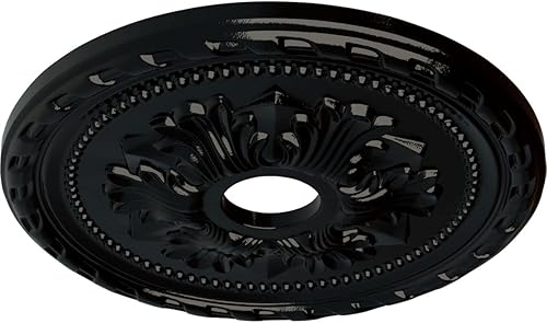 Miniatura 119 de Ekena Millwork CM20PM Medallón de techo Palmetto, 20 7/8 pulgadas de diámetro exterior x 3 5/8 pulgadas de diámetro interior x 1 5/8 pulgadas, Primed