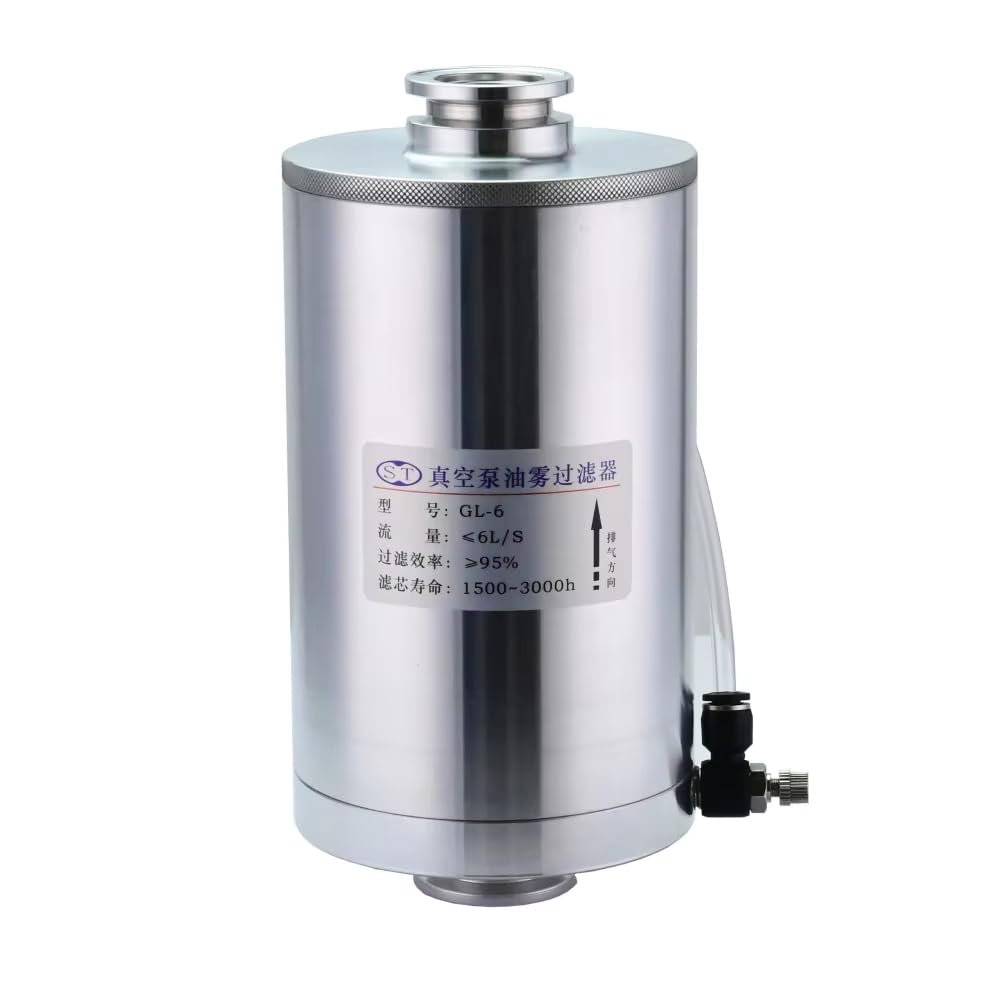 Ölnebelfilter für Vakuumpumpen, Ölnebelabscheider für mechanische Drehschieberpumpen, KF25 Ein- und Auslass