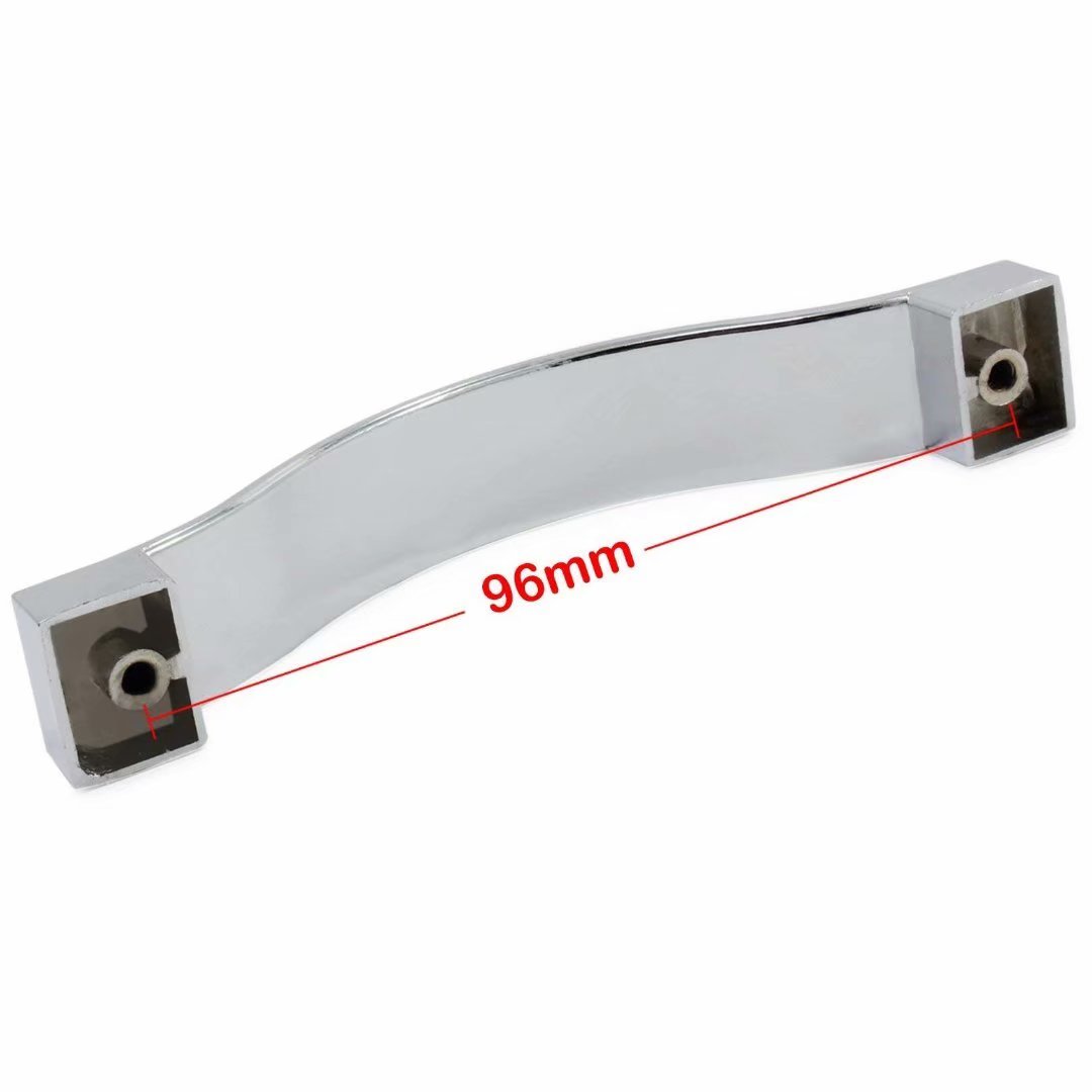 Zinklegierung Schleif Sandstein Kristall Möbel Schubladen Türgriff Schrankgriffe Küchenknöpfe Kleiderschrank Schrank Schrankgriff – 10 Stück, Lochabstand 128 mm (Schwarzer Lochabstand 96 mm)