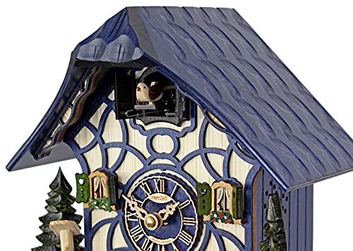 Herrzeit By Adolf Herr Quartz Cuckoo Clock - Magic Blue Ah 34 Qm #TOP3