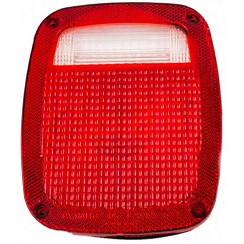 For Jeep Wrangler 1987-2006 (Tj) Pair Of Tail Light Lens Cover Only W/Gasket& Screw R=L Driver And Passenger Side Ch280810 #TOP2