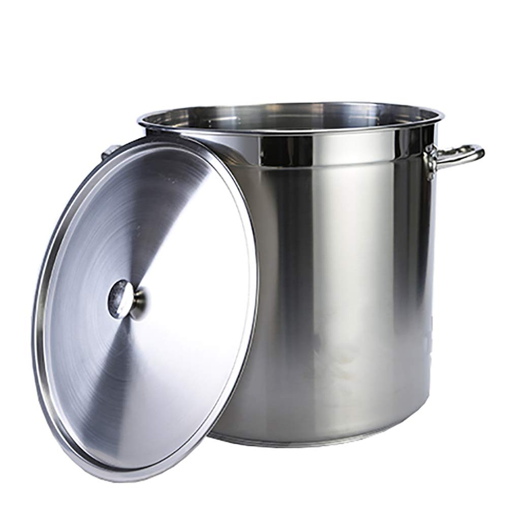 MYUYEE Stainless Steel Soup Pot - Versatile Cooking Pot With Lid For Gas Stove & Induction Cooker - Ideal For Commercial & Household Use (45Cm)