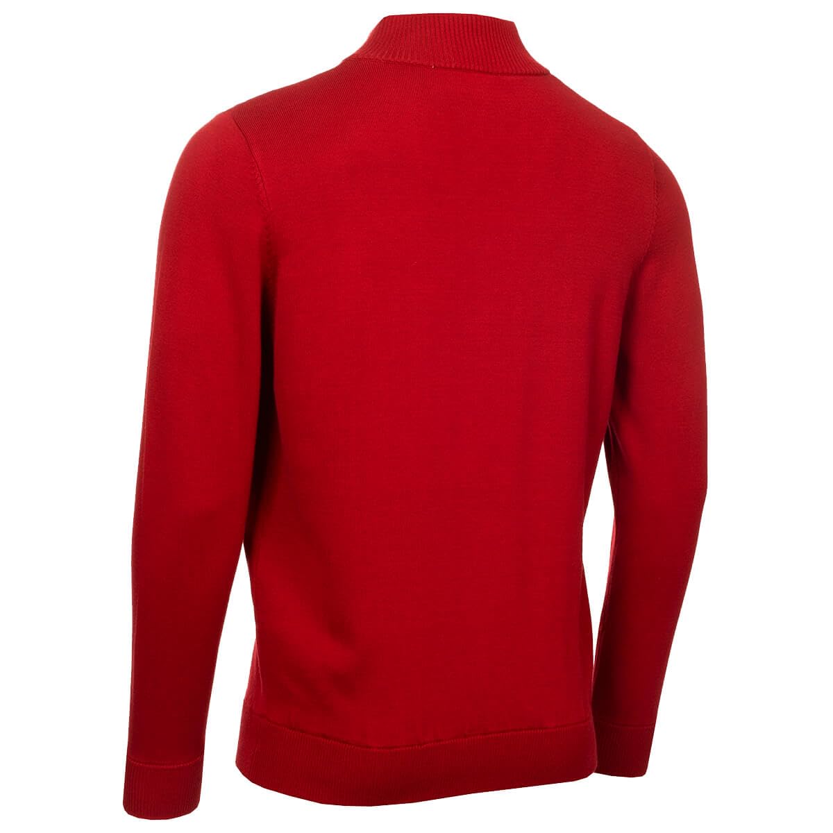 Calvin Klein Su�TER Campus 1/2 Cremallera Hombre - Borgo�a/Plata - XXXXL
