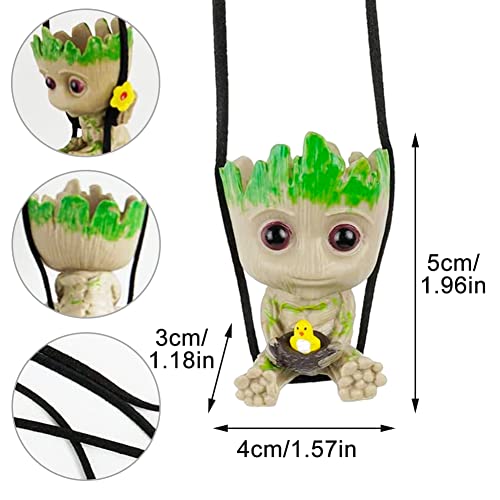2pcs Baby Yoda Auto Oscillante Ornamento Baby Yoda...
