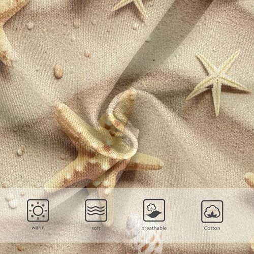 Cotton Toddler Girls Underwear Beach Seashells Starfish Summer Panties for Girl Pattern Undies Kids Briefs 2t3