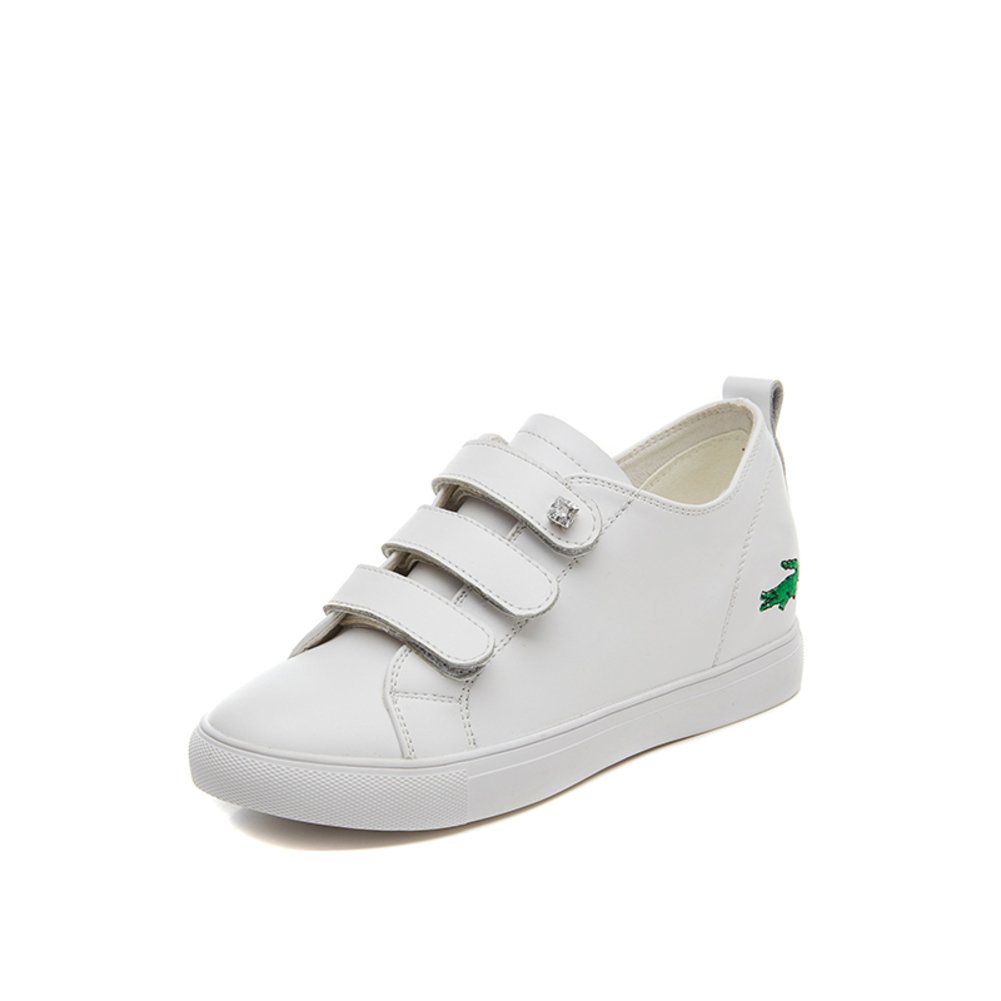 Espadrilles en cuir de qualité supérieure strass blanc été