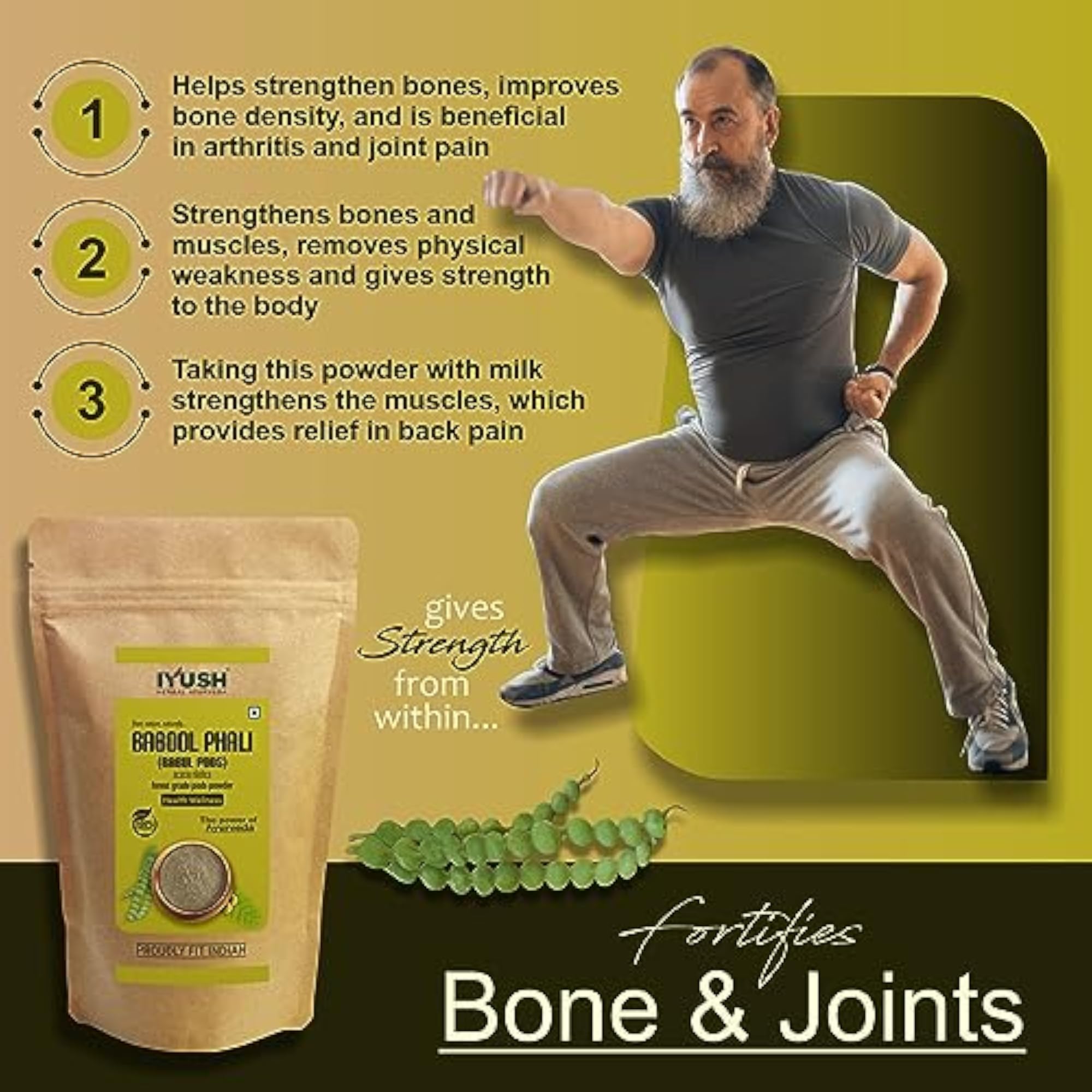 IYUSH Herbal Ayurveda Babool Phali Powder