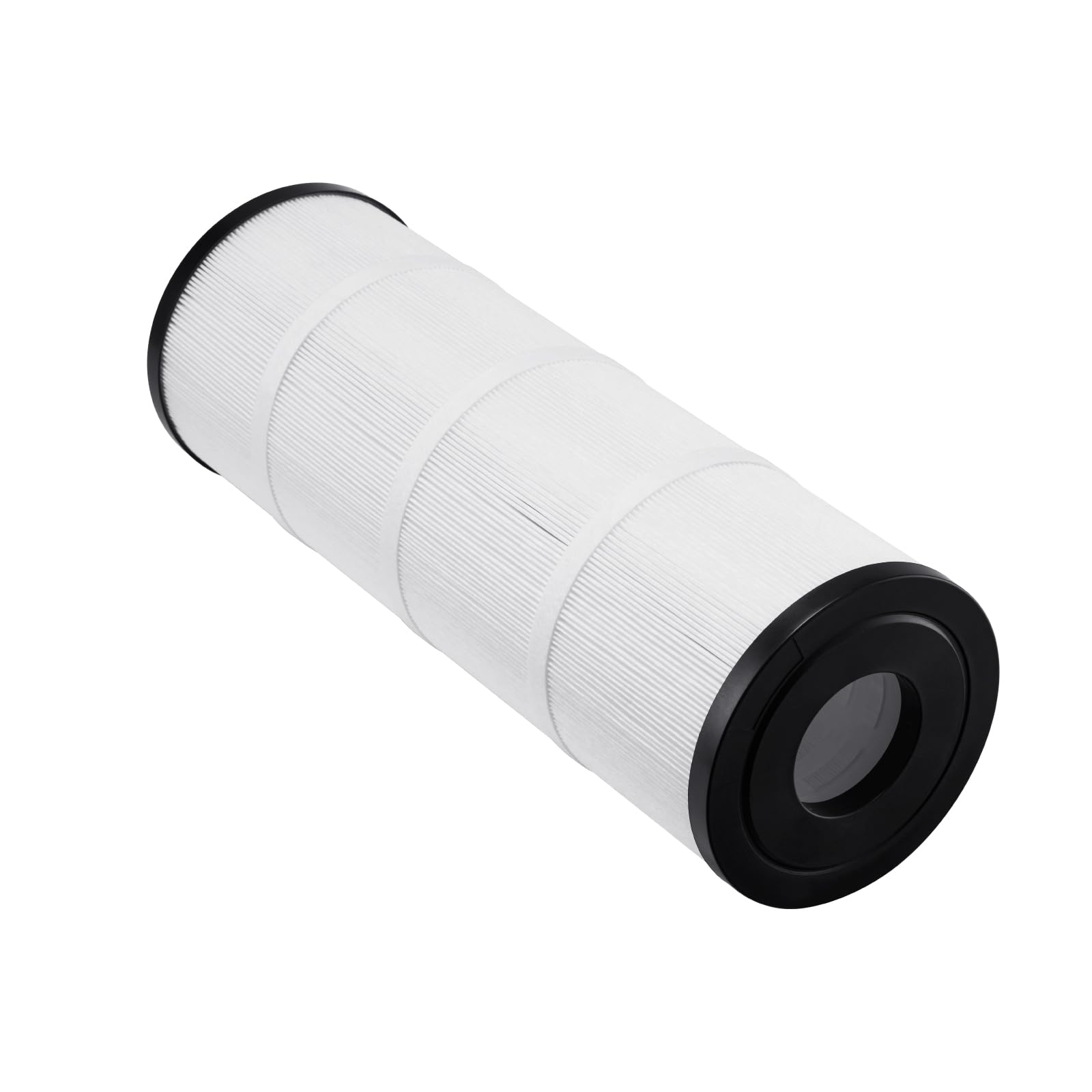 VEVOR Cartouche de Filtre de Piscine Lot de 4 x 7,4 m², Cartouche Filtrante de Rechange de Spa Compatible avec CCP320, Pleatco PCC80-PAK4, Plissée Trilobée, pour Filtration de Piscines, Spas
