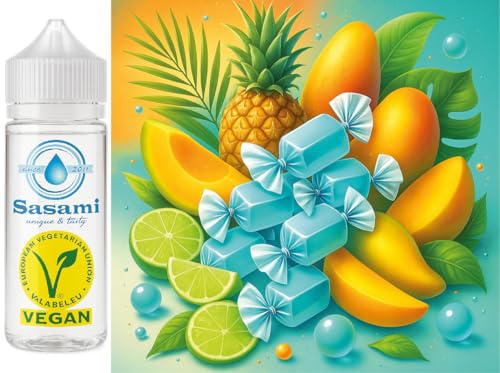 Aroma caramelo helado tropical vegano Sasami 100ml de alta pureza