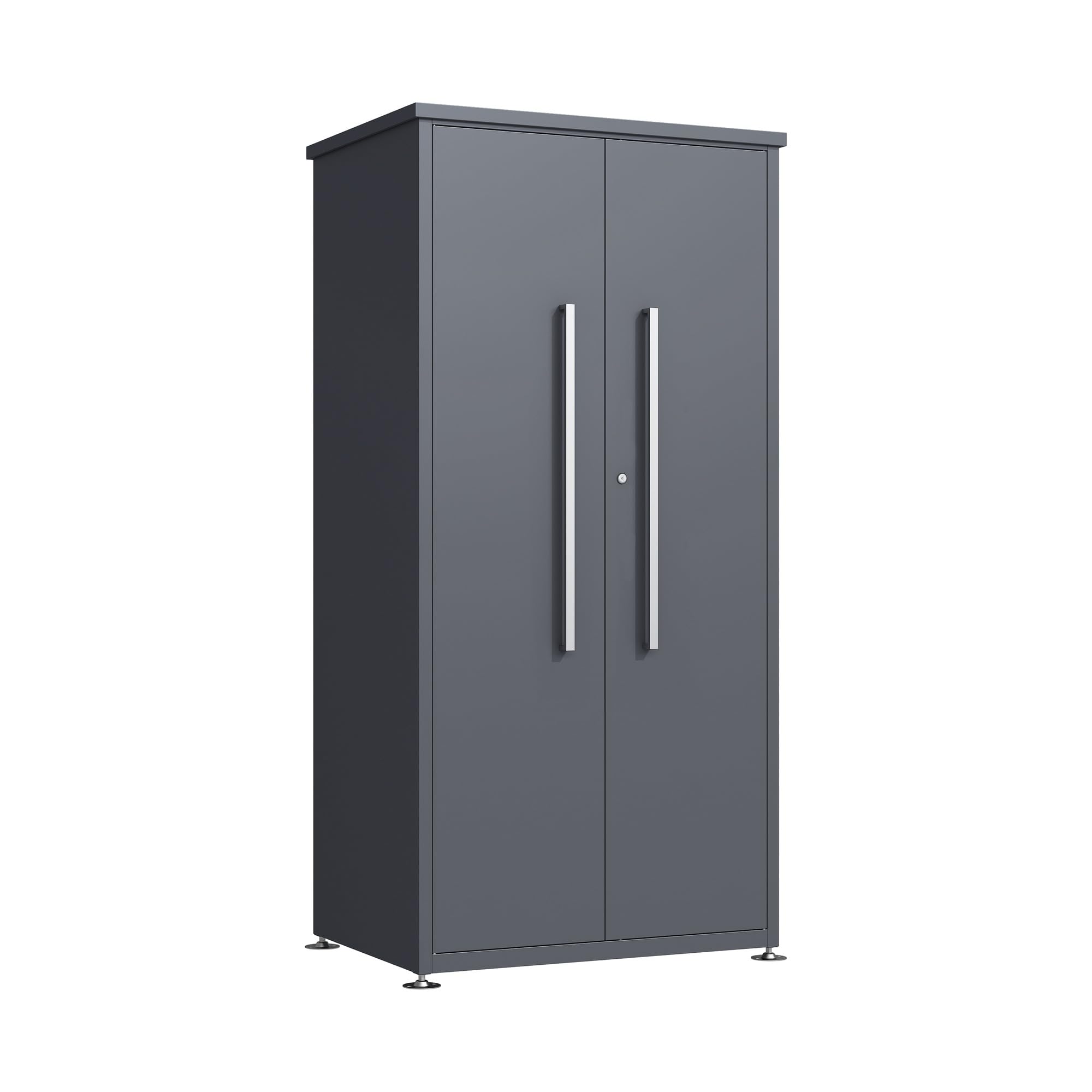 WESTMANN Capsa Gartenschrank, 90x65x187 cm, Metall, Anthrazit