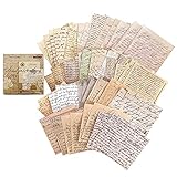 Dhytotp 100 Sheets Vintage Journaling Supplies, Scrapbook Paper Supplies for Writing, Drawing,...