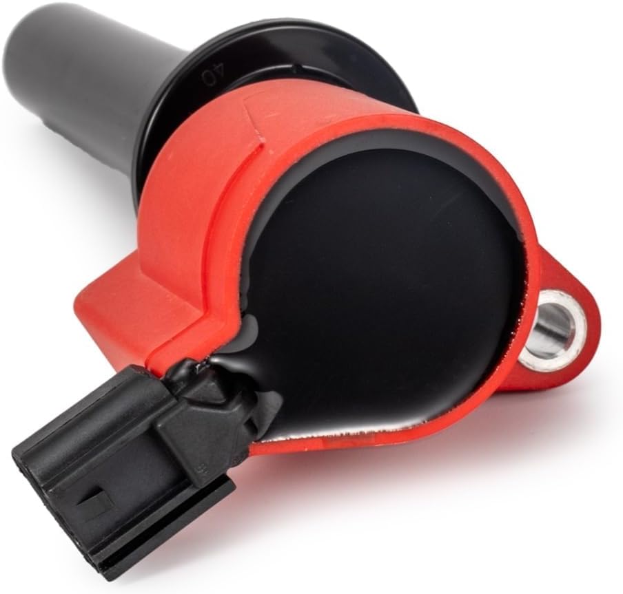 ENA Pack 6 DG500 Red Ignition Coil SP493 Iridium Spark Plugs 3.0L 2001 2002 2003 2004 2005 2006 2007 2008 Compatible with Ford Escape Freestyles Taurus 500 Five Hundred Mazda Tribute Mercury Montego