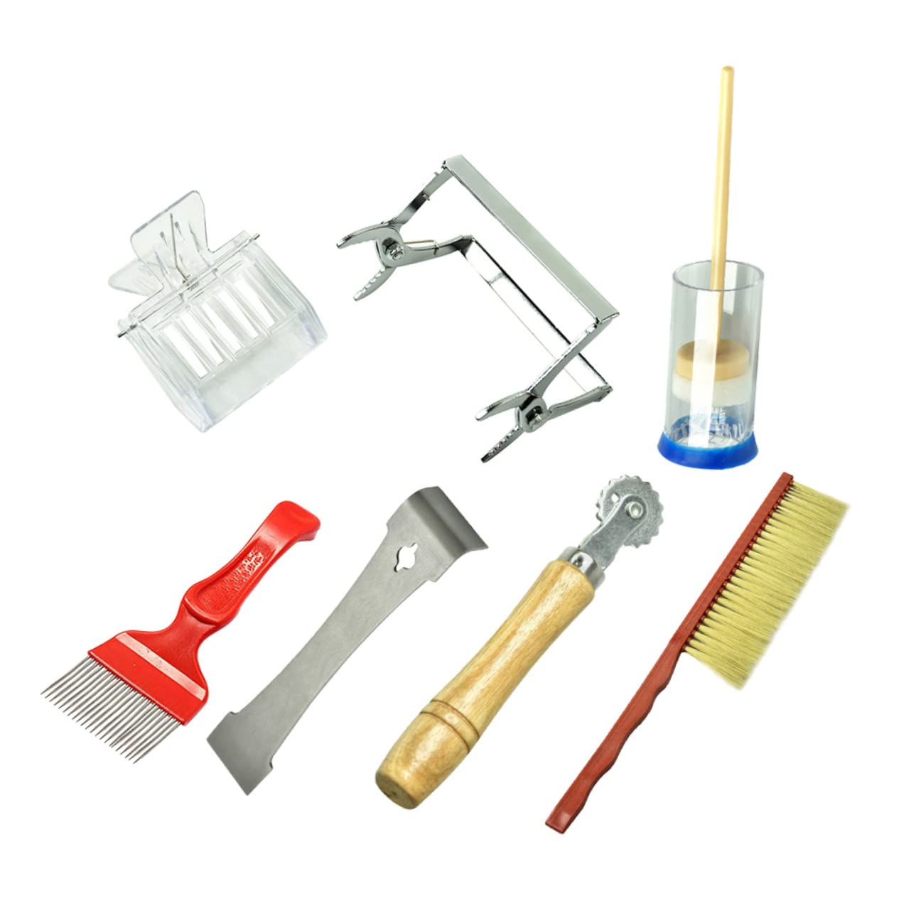 Happyyami 7 Pz Accessori Per L'apicoltura Attrezzi Per Il Dell'apicoltura Attrezzi Per L'apicoltura Strumenti Per L'apicoltura Attrezzo Di Legno Ape Regina