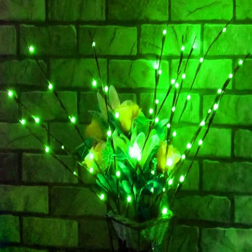 Branches lumineuses 8 modes clignotants avec télécommande USB et piles