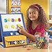 Learning Resources Double‑Sided Magnetic Tabletop Pocket Chart – Magnetic Classroom Tool, Alphabet Learning Display, Stand‑in‑Place Desktop Pocket Chart