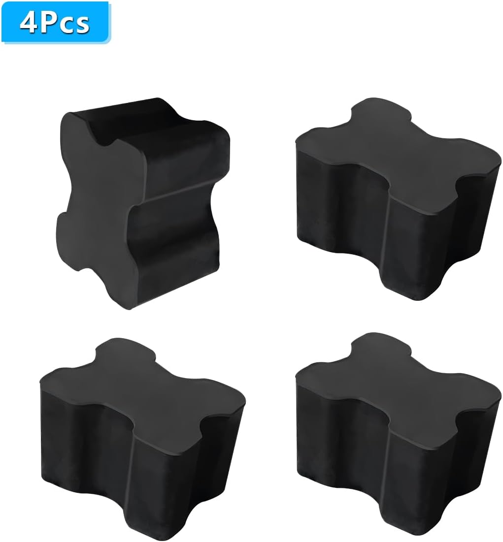 Mandark 4PCS Car Coil Spring Spacers, Heavy Duty Rubber Vehicle Front Coil Spring Booster Kit for 1" to 1.5" Coil Spring Lift, Automotive Accessories Universal for SUV, Truck, RV