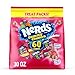 NERDS Gummy Clusters, Candy Treat Packs, Rainbow, Crunchy and Gummy, 30 oz (60 ct)