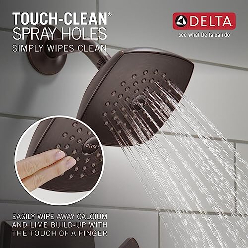 Image of Delta Faucet Ashlyn 17 Series Dual-Handle Shower Faucet, Shower Trim Kit with Single-Spray Touch-Clean Shower Head, Venetian Bronze T17264-RB (Valve Not Included)