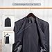 Nature Smile Luxury Mahogany Wooden Suit Hangers - 6 Pack - Wood Coat Hangers,Jacket Outerwear Shirt Hangers,Glossy Finish with Extra-Wide Shoulder, 360 Degree Swivel Hooks & Anti-Slip Bar with Screw