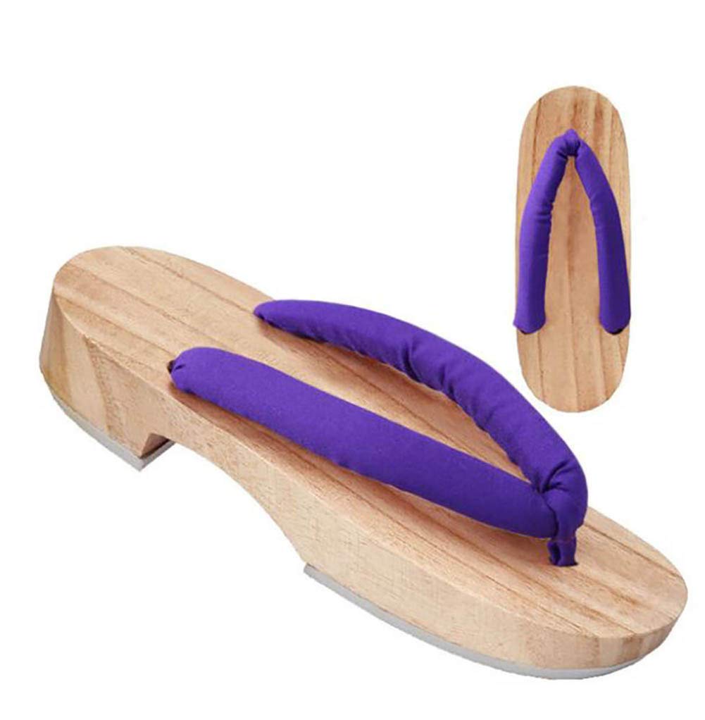 Wooden Clogs Women's Kamado Kochou Cosplay Shoes Geta Slippers Japanese