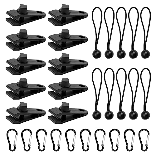 Tendalini Per Barca 10/30Pcs Heavy Duty Tarp Clips Lock Grip Morsetti Per Tenda Morsetti Per Clip Per Tende Da Sole Tende Da Sole Coperture Per Auto Da Campeggio E Piscine Clip Di
