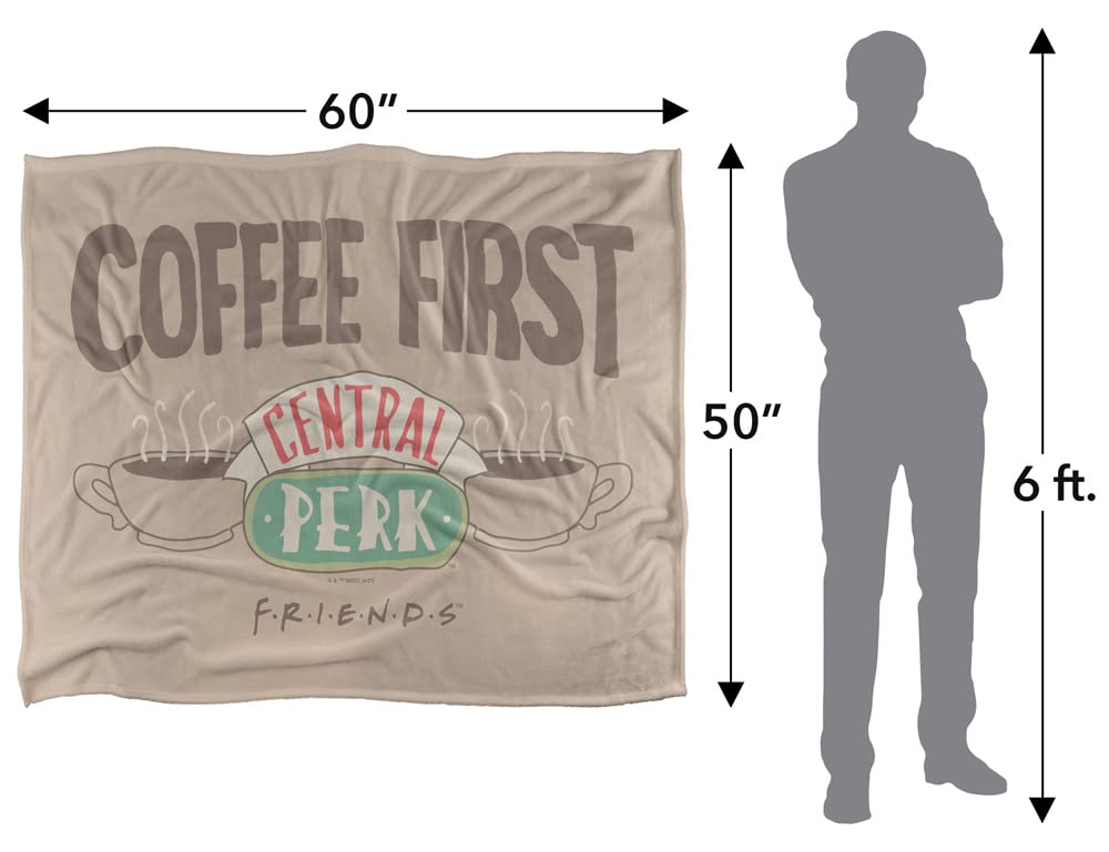 Friends The One With The Coperta super morbida al tatto setoso – 152 x 127 cm